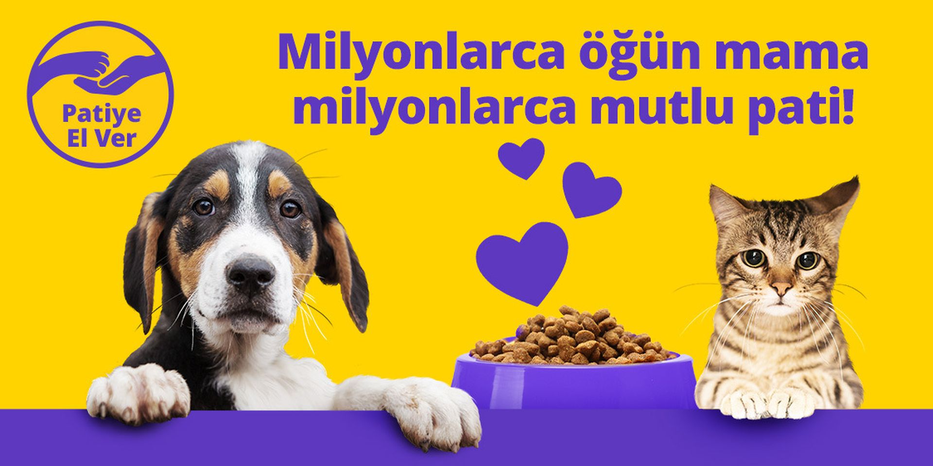 Getir’den sokak hayvanlarına 1 milyon kap mama